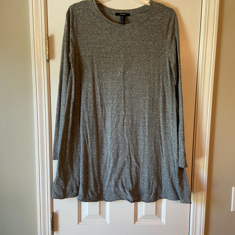 Forever 21 long sleeve t-shirt dress- medium